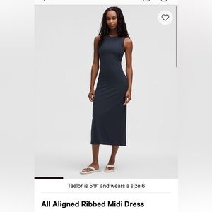 NWT Lululemon Size 14 Day to Night Dress Spring Lounge Gym $128 BRAND NEW